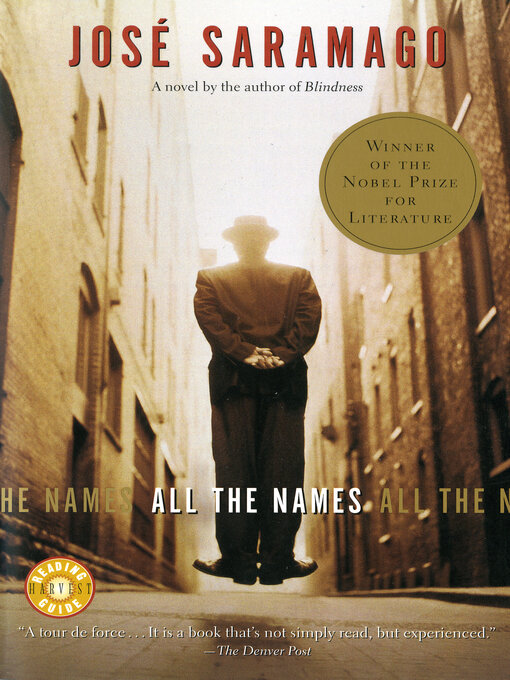 Title details for All the Names by José Saramago - Available